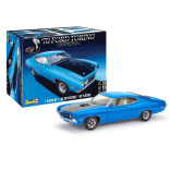 KIT PARA MONTAR REVELL FORD TORINO COBRA 1970 1/25 128 PEÇAS REV 85-4534 14534